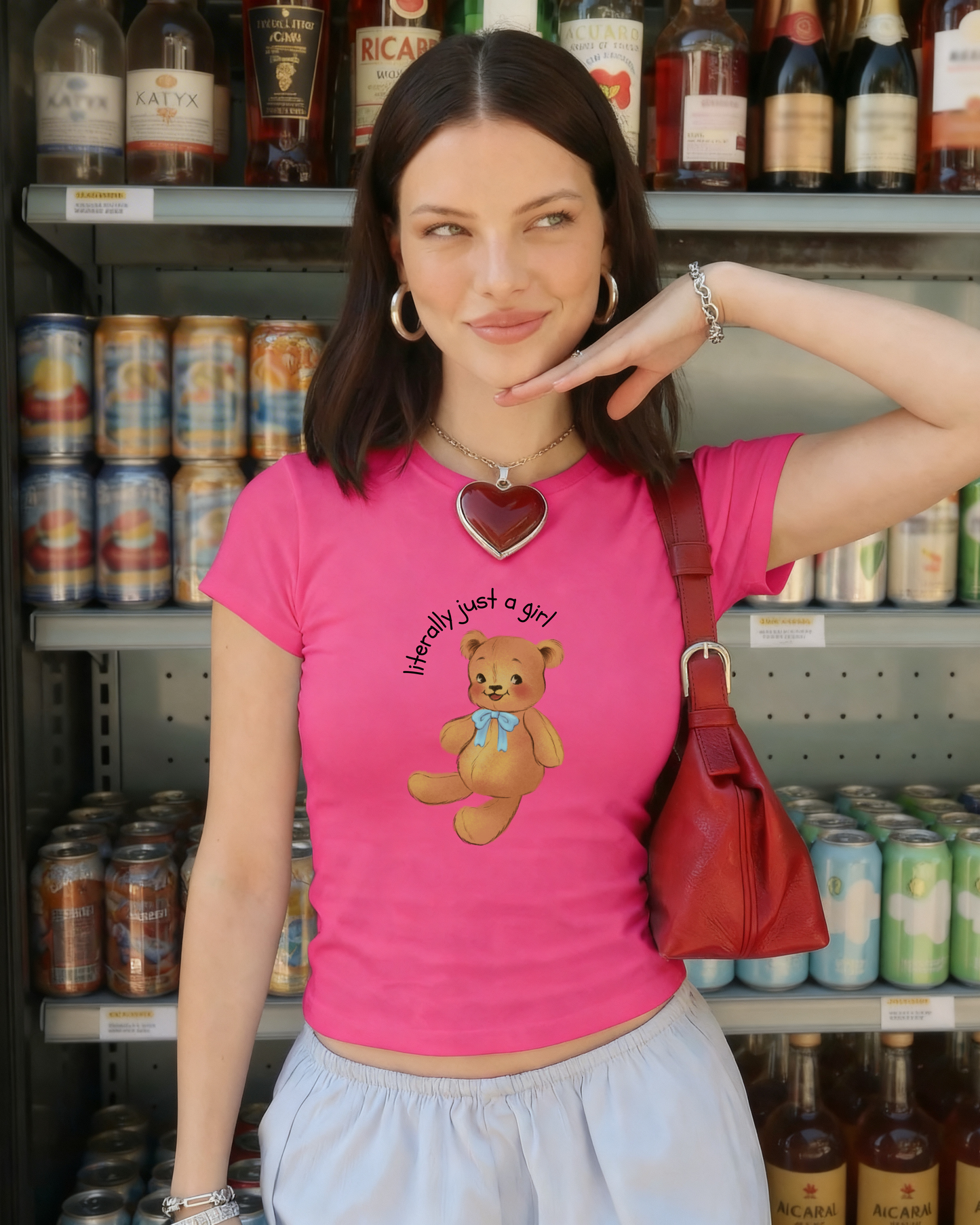 Literally Just a Girl - Baby Tee